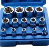 2025+ 14PCS Female E Star Torx Socket Set E4-E24 E-Torx External Hex Socket Insert Nut