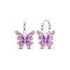 925 Silver Starry Sky Cherry Butterfly Flower Bow Drop Earrings Ear Stud Fine Trinkets Jewelry Women