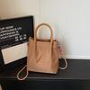 Vintage Plaid Tote Bag Women's Handbag Commuter Large Capacity Shoulder Bag