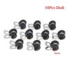 10Pcs Stainless Steel Cable Clamp 6-20mm Insulated Wire Hose Mounting Clip for Off-Road Vehicle Wiring Plumbing Repairs