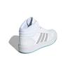 Adidas Neo Hoops 2.0 K Comfortable Durable Mid-Top Skate Shoes Kids Sneakers White GZ7774