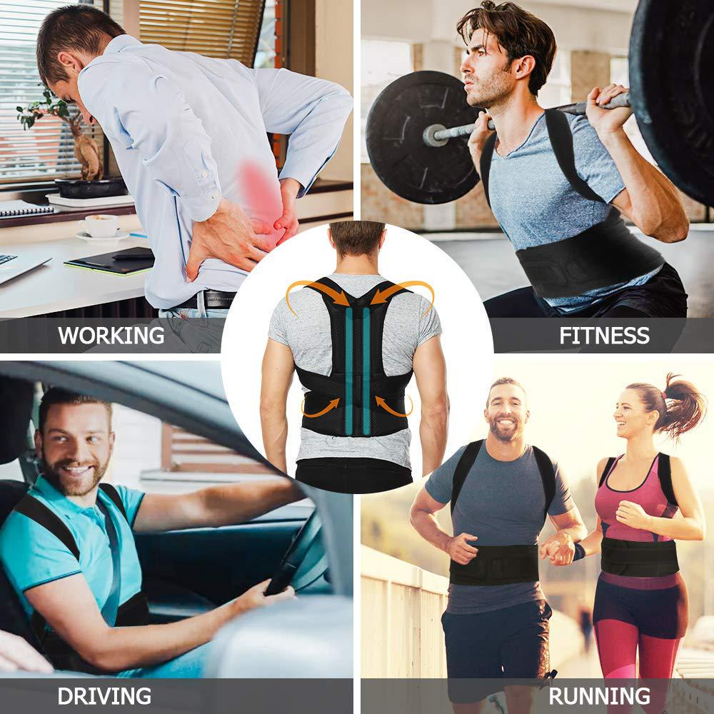 Posture Correction Belt with Shoulder Strap Support
