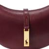 New Polo Ralph Lauren Polo ID Cow Leather Handbag, Shoulder Bag Women's Burgundy WAPOBAG02V20013