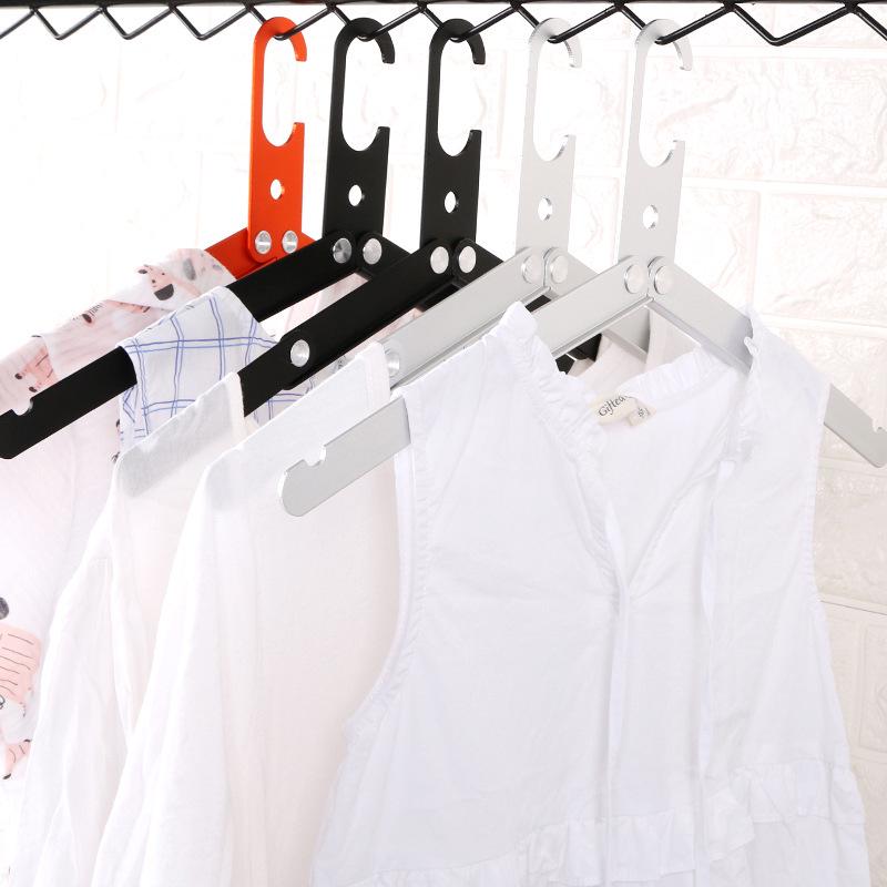 Multifunctional Aluminum Folding Clothes Rack for Camping & Travel