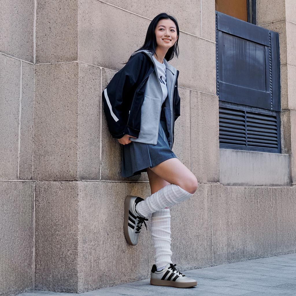 Adidas Barreda 'Silver Metallic Black Gum'