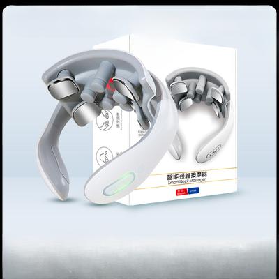 Massagegerät für die Halswirbelsäule, Nackenphysiotherapie-Puls-Nackenschutz, wiederaufladbares Heißkompressen-Geschenk für den Nacken, Massagegerät für die Halswirbelsäule