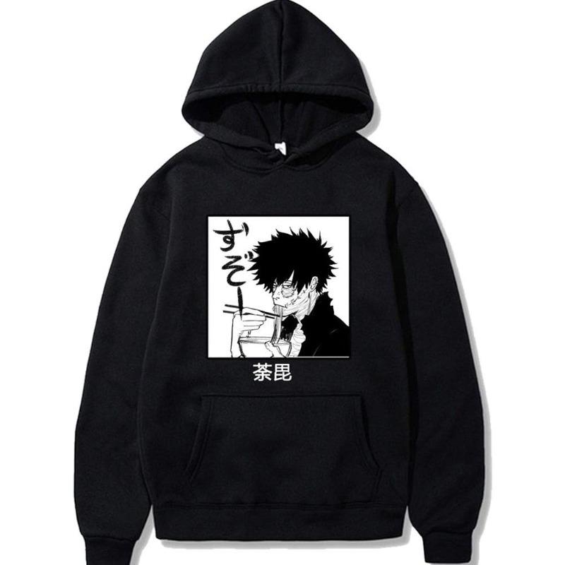 Japanese Animation My Hero Academia Hoodie Men's and Women's Harajuku Pullover Wear Unisex Autumn Winter Plushed Sweater