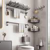 Danle Punch-Free Wall-Mounted Bathroom Storage Shelf Set
