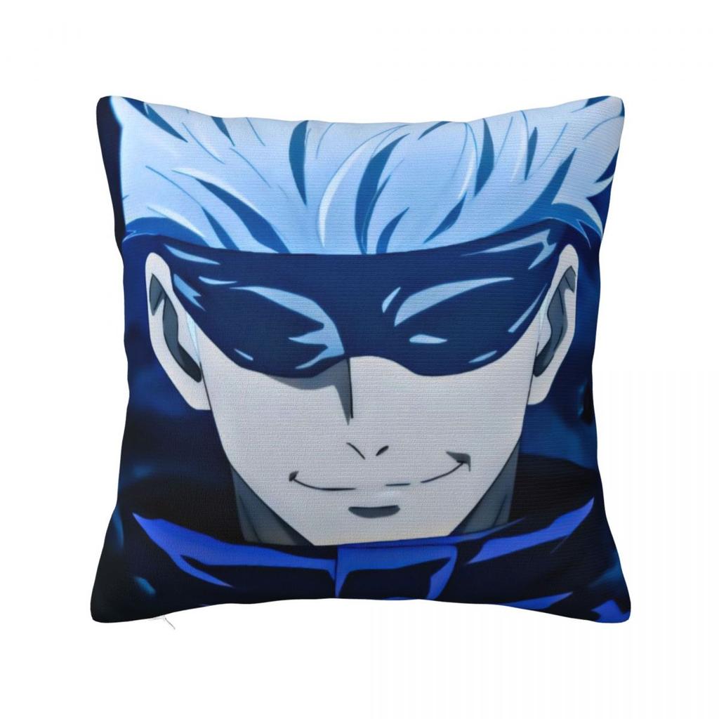 Gojo Jujutsu Kaisen Pillow Case Cushion Cover Soft Graphic Pillow Cover Funny Pillowcases For Sofa Home Decoration