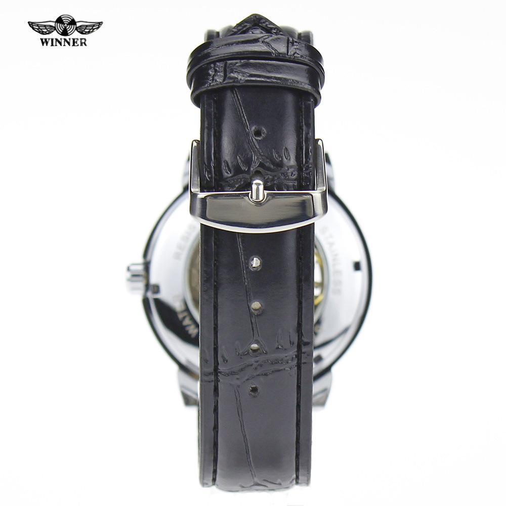 Winner Men'S Fashion Casual Hollow Popular, Manual Mechanical Watch