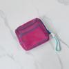 Small Mesh Toiletry Bag Portable Cosmetic Organizer Pouch Travel Makeup Bag for Women Lipsticks Brushes Keys Coins Storage