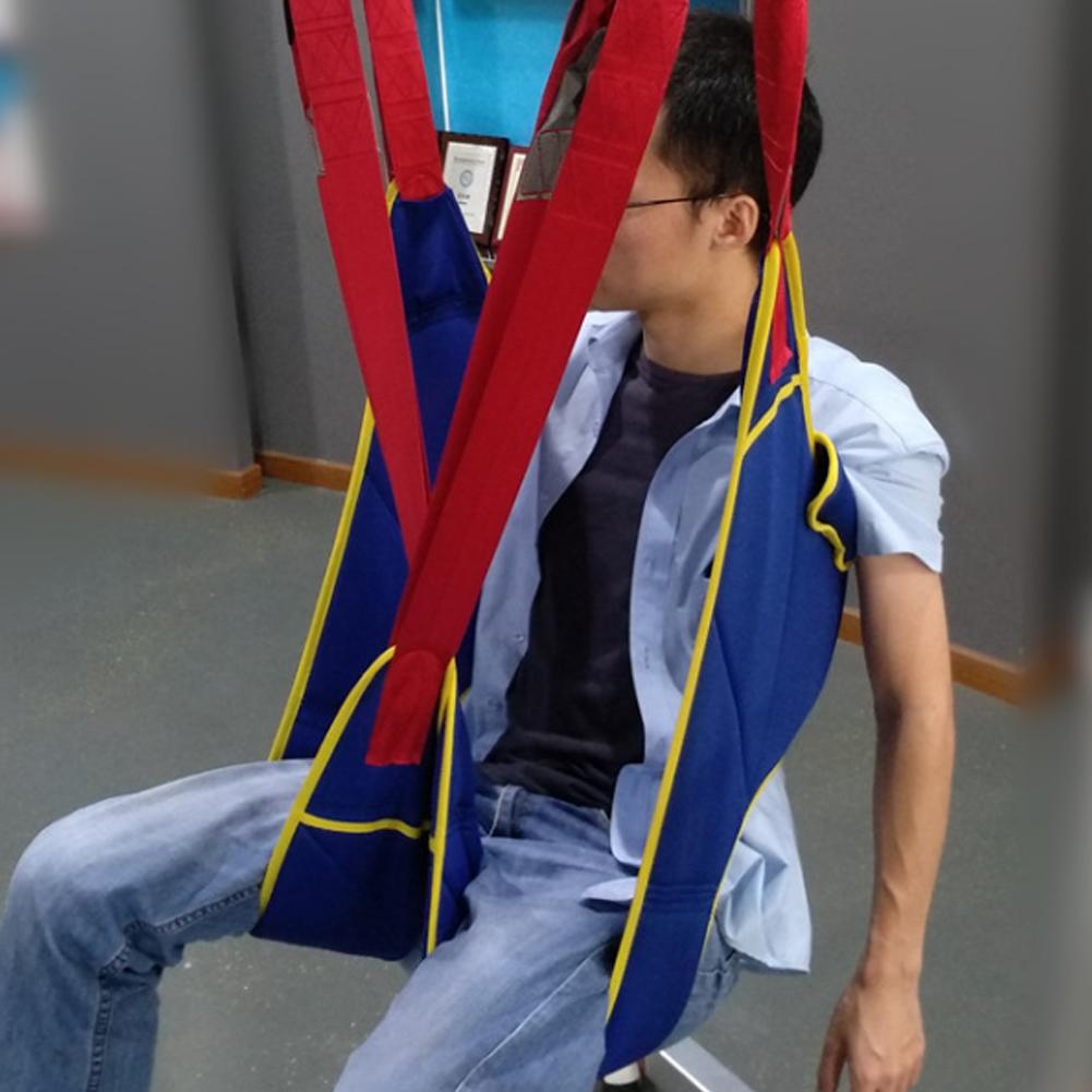Height Adjustable Patient Sitting Transfer Belt Lift Sling Assistant Rehabilitation BeltBlue
