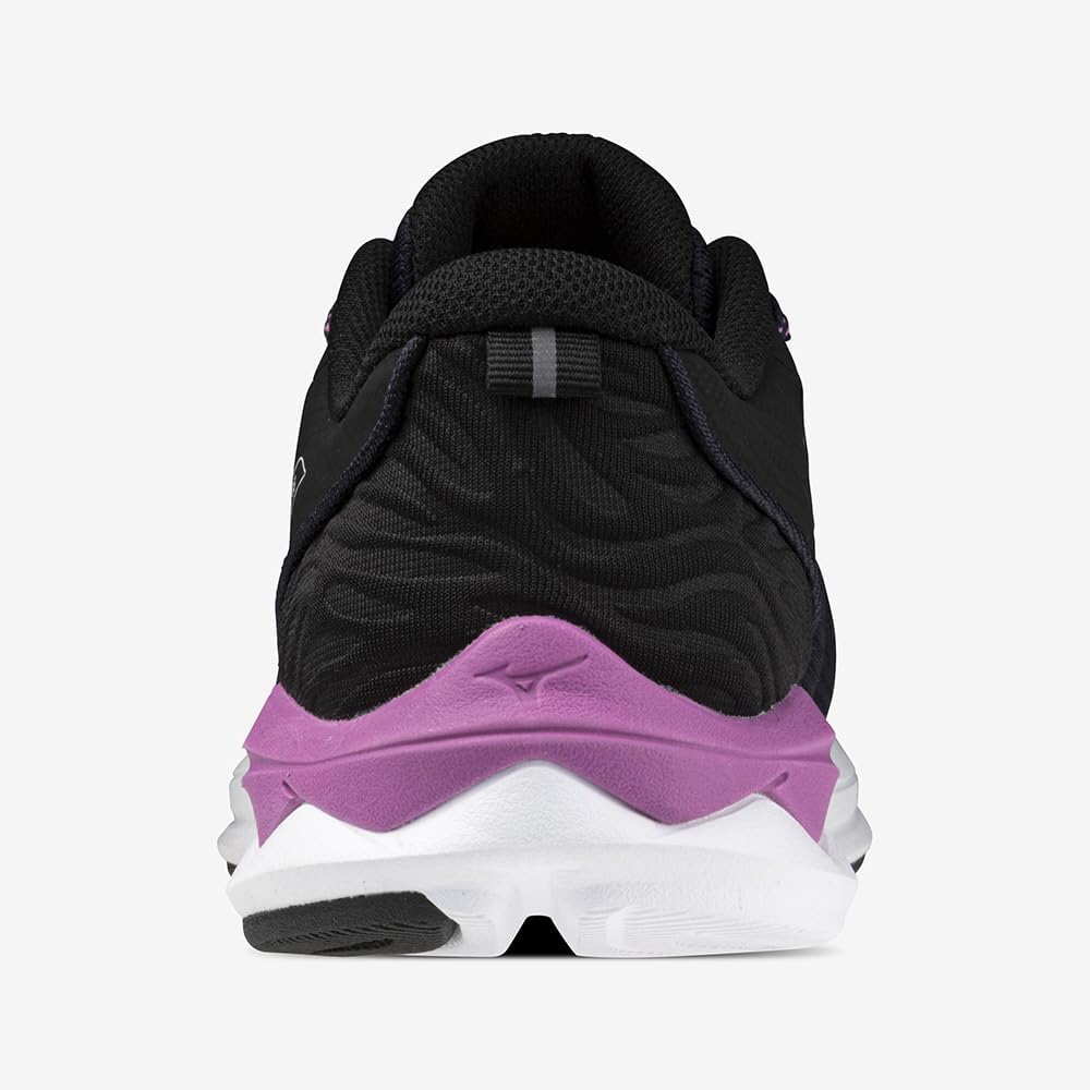 Mizuno Wave Revolt 3 Running Thick Navy X White X Purple 2E Shoes, Jogging, Marathon, Training, Sports, Lightweight, Resilient, Sole, Women's, Pink,