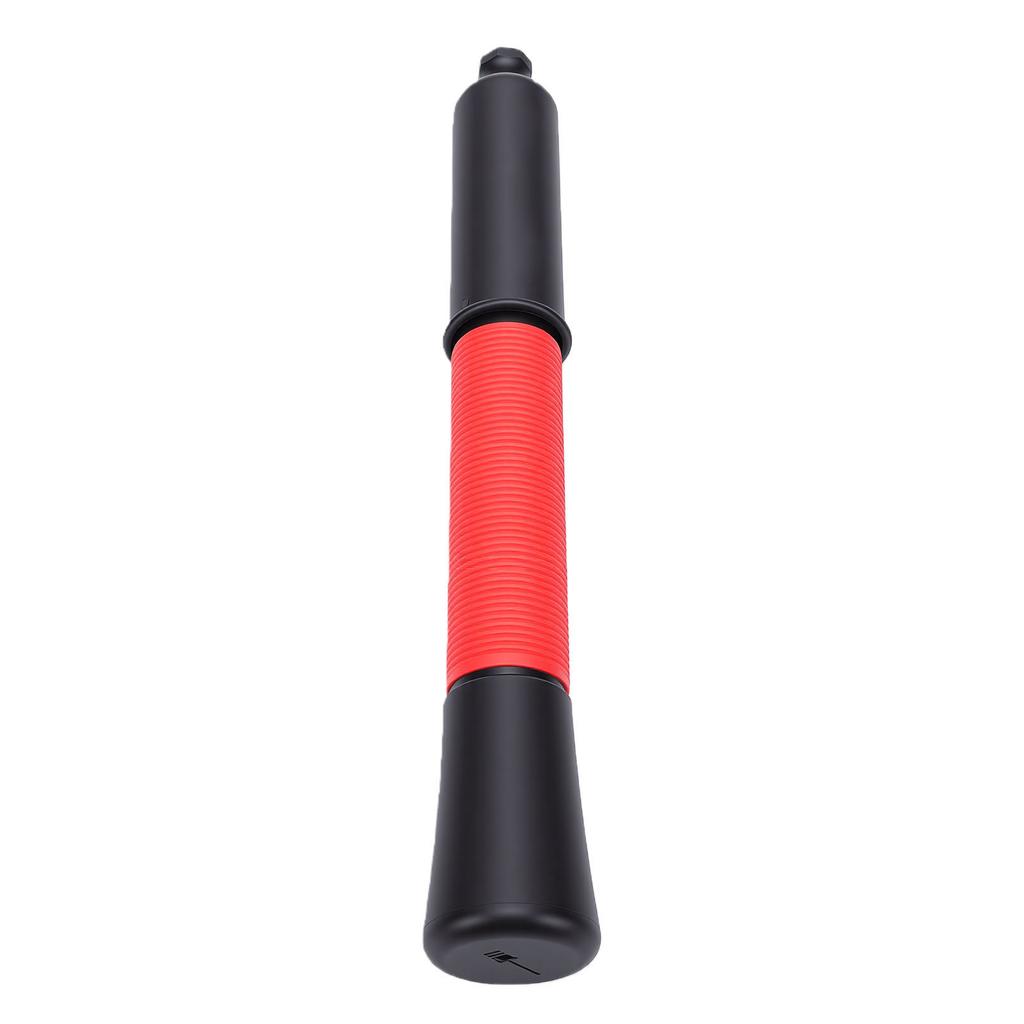 Ball Pump with Needle Storage Basketball Pump for Soccer Football Volleyball Push Pull Inflating System Red