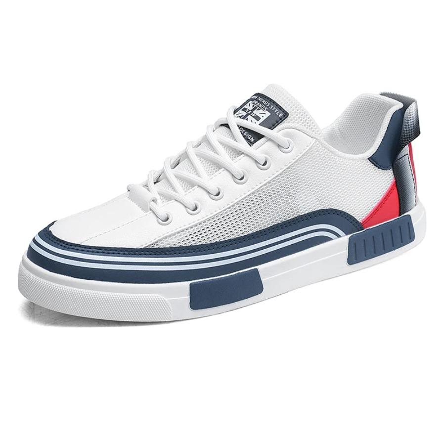 2025 Sommer fliegende Mesh-Oberfläche atmungsaktive Freizeitsportschuhe rutschfeste Herrenmode Herren Boardschuhe flache Schuhe große Größe 47