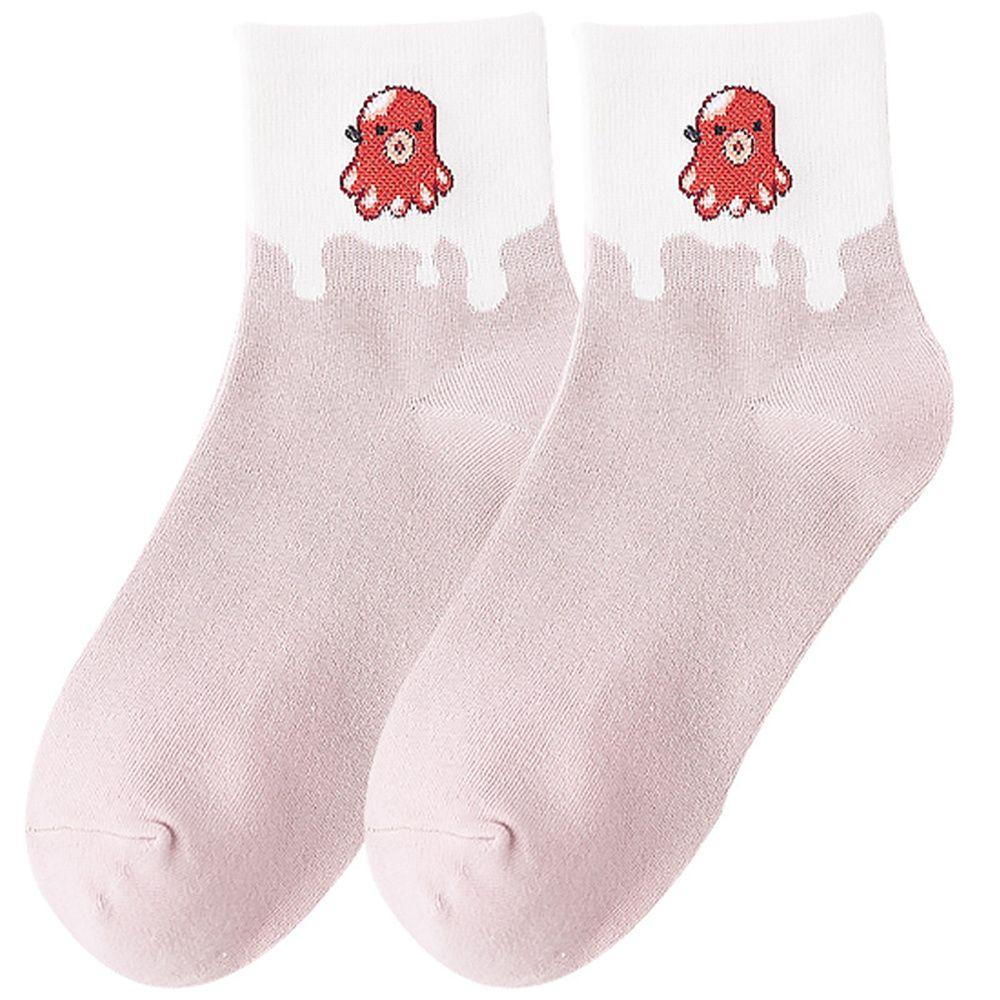 Eggs Men Cute Food Donut Novelty Coffee Honey Winter Sock Long Sock Casual Cotton Socks