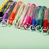 Colorful Macaron Lanyard Braided Rope Pendant Short Wrist Strap with Hanging Ring Wear-resistant Wear-Resistant Lightweight Portable Water Bottles