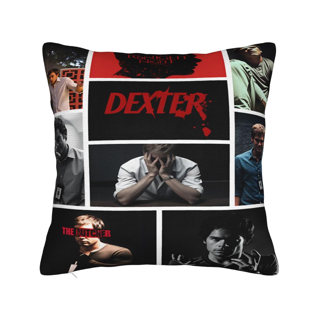 Dexter Morgan Blood Never Lies TV Show Poster Pillowcases Funny Pillow Case For Couch Sofa Bedroom Comfy Pillow Cover