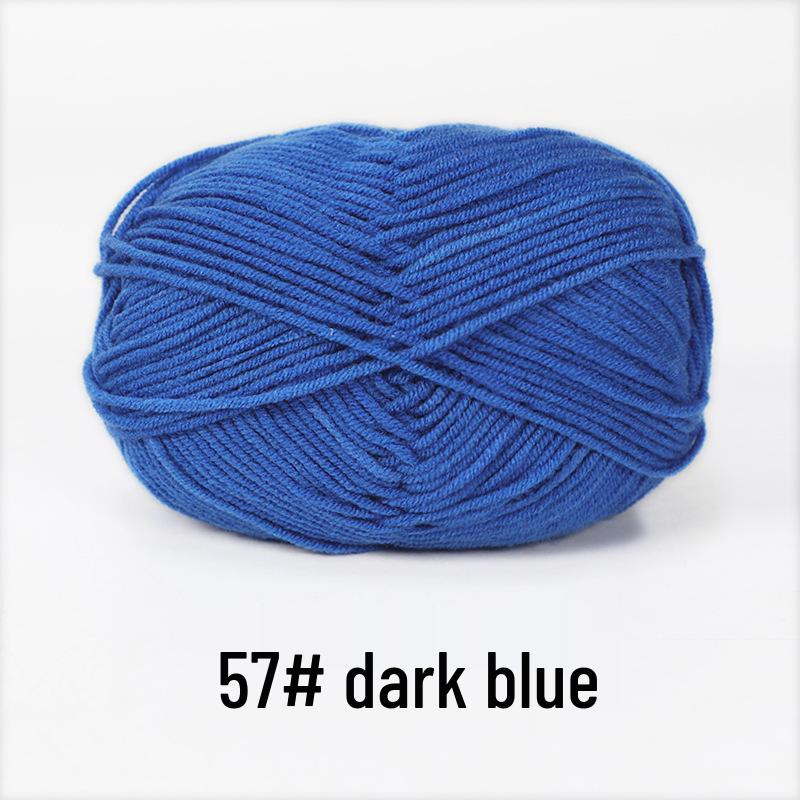 Baby 4-lagiges Milchbaumwollgarn zum Stricken von DIY-Schals oder Decken