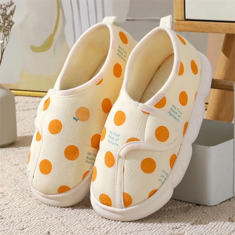 

Autumn and winter new Velcro confinement shoes autumn maternity non-slip bag with velvet pregnant women soft-soled indoor postpartum cotton slippers 36-37 [normal code]