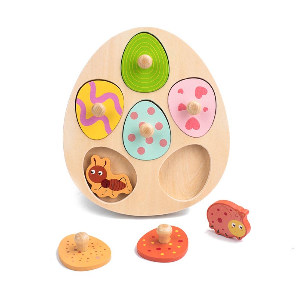 

Educational Wood Dinosaur Jigsaw Wooden Peg Toddler Puzzles Animal Domino Puzzle Toy Kids Toys style B