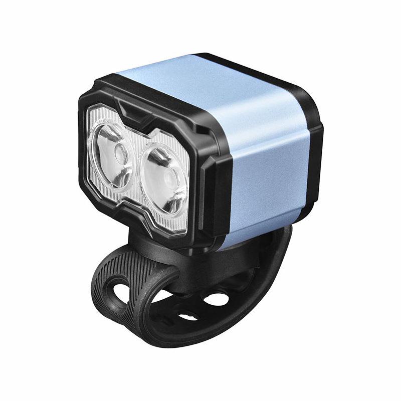 USB Rechargeable Bicycle Headlight with Digital Display, 900 Lumens, Quick Mount for Mountain and Road Bikes
