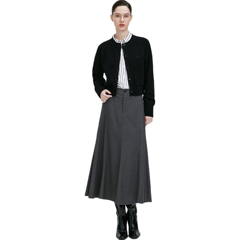Giovanni Valentino Women's A-Line Midi Skirt