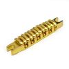 Split Guitar Bridge Tailpiece Electric Guitar Bridge String Space 52MM-10.4x5 Top Hanging String Individual Saddles