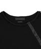 Laekeulopeu Asymmetric Long Sleeve T-Shirt - Black