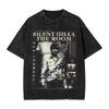 2026 Summer Hot Sale Washed T Shirts Horror Silent Hill Heavens Night Hip Hop T-shirt Men Women Vintage Streetwear Oversized Tshirt