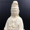 Vintage Nostalgic Ivory Fruit, South China Sea Guanyin Bodhisattva Decoration, Home Office, Lotus Shaped Guanyin Buddha Statue