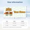 Custom Text Beach Towel, Soft Absorbent Swimming Multi-use TowelAnimal Crossing