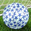 1PZ Pallone da Calcio Stella Blu Taglia 5 Calcio Cucito a Macchina Indoor/Outdoor Universale Calcio Regalo W42