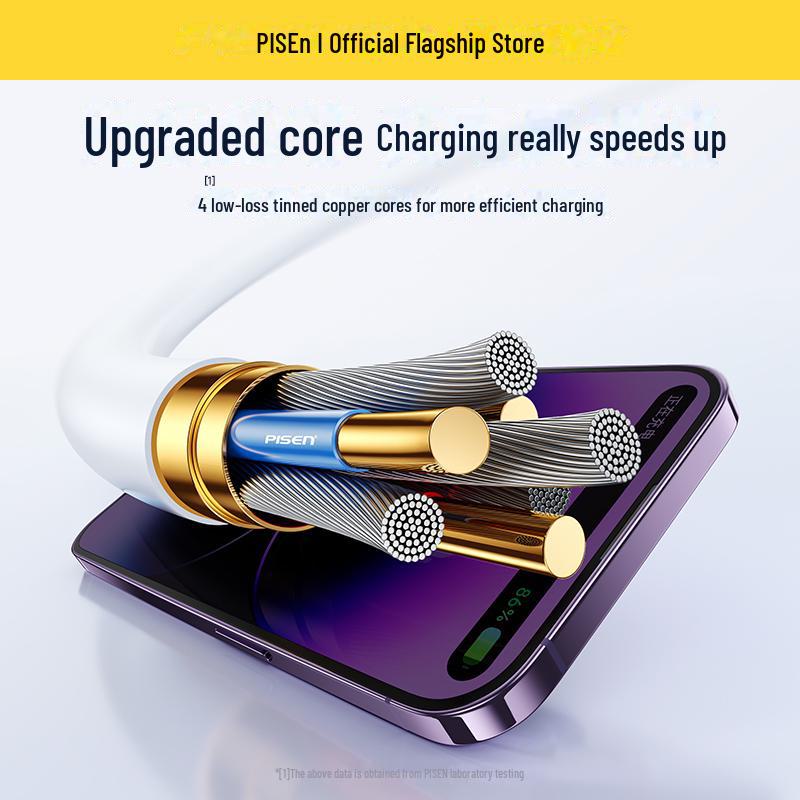 PISEN 2m USB Data Cable for iPhone 11/13