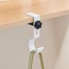 Aluminum Alloy Adjustable Desk Hook Adjustable Portable Backpack Holder Easy Install Double Hook Multipurpose Hook