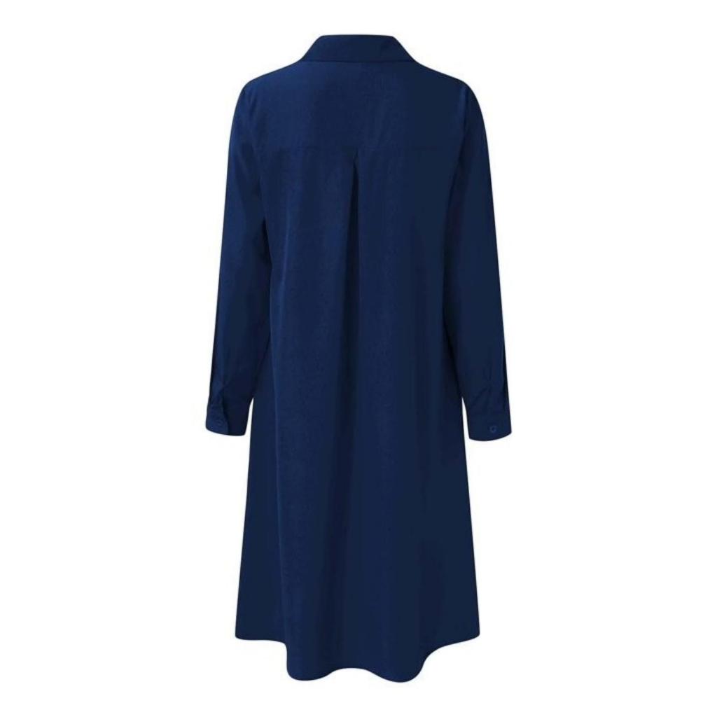 Women's Fashionable Loose Shirt And Long-sleeved Dress