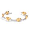 Unique Knot Design Stainless Steel Adjustable Opening Bracelet For Women Men Lightweight Jewelry Accessory