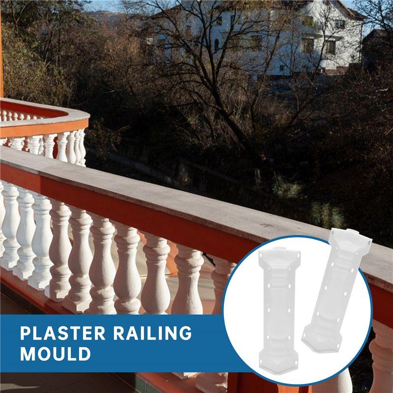 Moule de Colonne Romaine Balcon Jardin Piscine Clôture Garde-corps en Béton Moule à Colonne Garde-corps Bâtiment