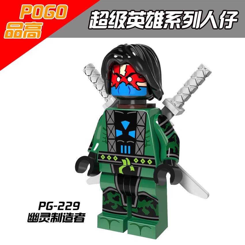 Minifigures Pg8060 Superhero Poison Ivy Captain England Mini Figures Building Blocks Toys