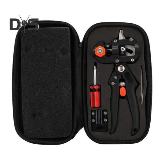 Pflanzenveredelungsschere, professionelles 2-in-1-Gartenveredelungswerkzeug, robuste Gartenschere zum Beschneiden von Blumen, Obstbäumen und Sträuchern