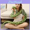 Realistic Spotted Snake Plush Toy Soft And Cuddly Stuffed Animal For Kids Prank