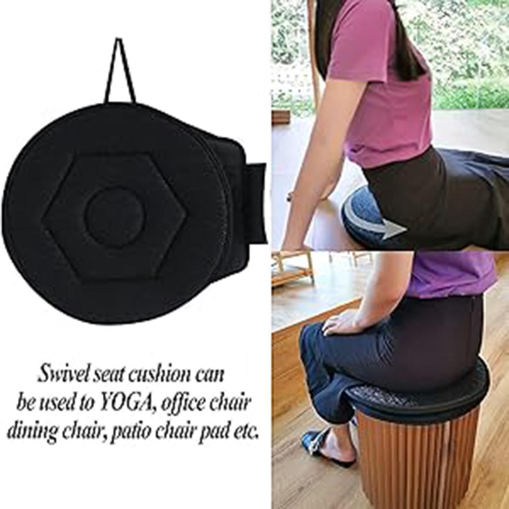 Rotating Seat Cushion 360 Degree Swivel Car Swivel Cushion Pad Universal Revolving Cushion for Elderly Pregnant