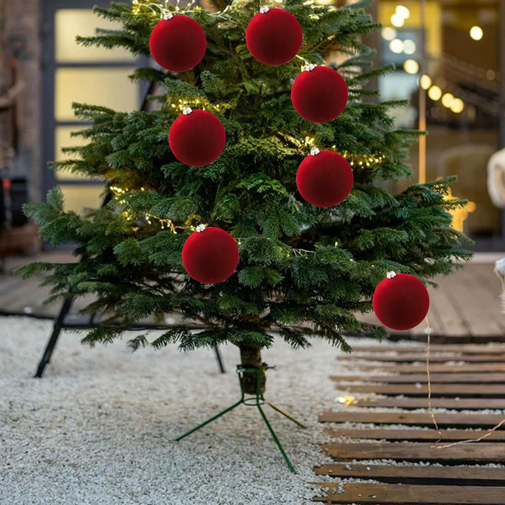 Plastic Christmas Ball Ornaments Christmas Ornament Hanging Ornaments Christmas Balls DIY Wreaths Multiple Uses