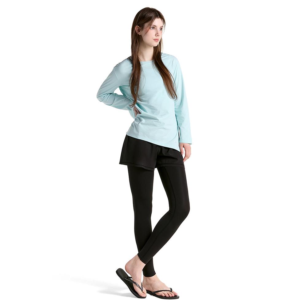 Teseulla Women'S Polyslub Cover-Up Oversized Long Sleeve T-Shirt