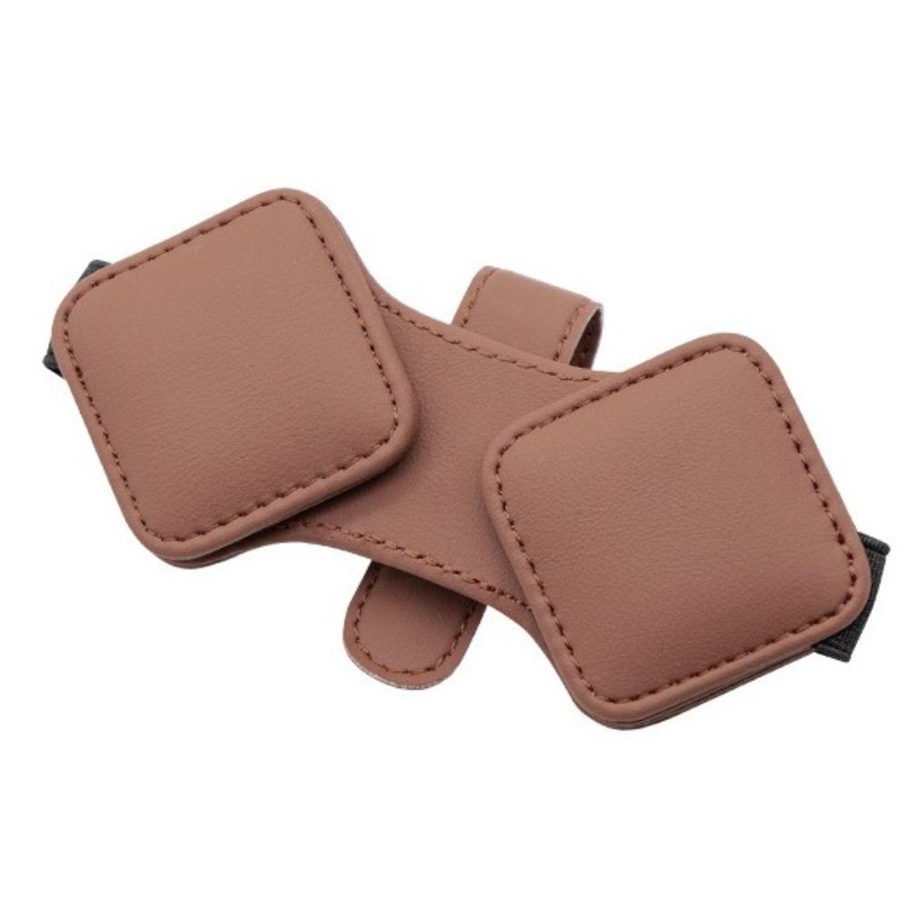 

Multi-functional Auto Sunglasses Holder PU Leather Sunshade Plate Organizer For Car Storage Tools
