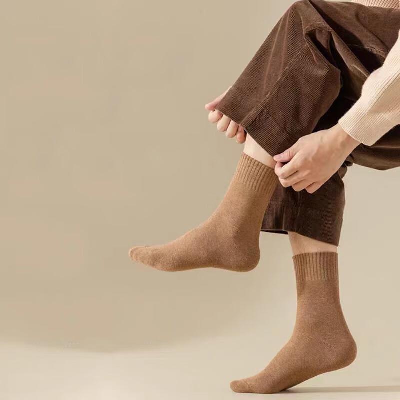 

Зимние махровые носки-гольфы с флисовой подкладкой, упаковка 5 пар