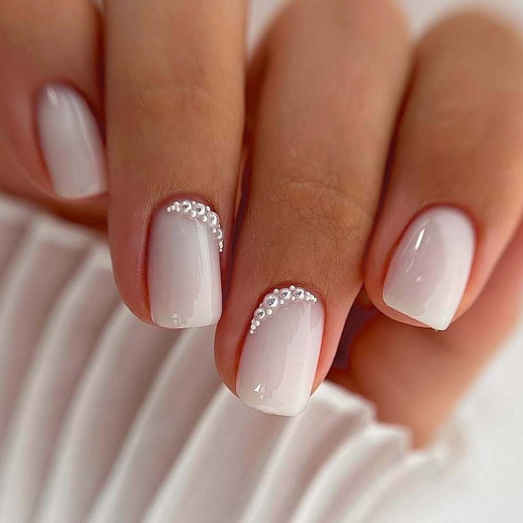 24pcs Elegant Press On Nail Salon Quality Glossy Finish Lightweight and Comfortable False Nail Manicure Nail Accesories