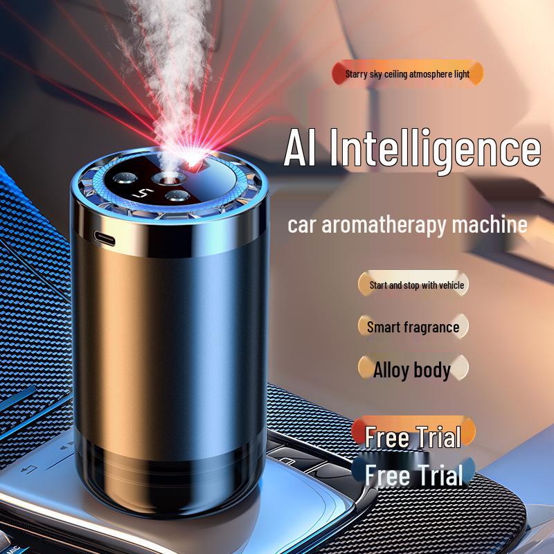 Smart Car Aroma Diffuser: Automatic Car Perfume & Humidifier Ornament