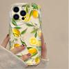 Summer Fruit Lemon Silicone Case For Samsung Galaxy A56 A55 5G A15 A54 A16 A35 A14 A26 A36 S25 S24 Ultra S22 S21 Plus S23 FE