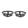 2pcs Speaker Basin Frame 3.62in Integrated Die Casting Cast Aluminum Speaker Basin Stand for Woofer PA DJ Speaker